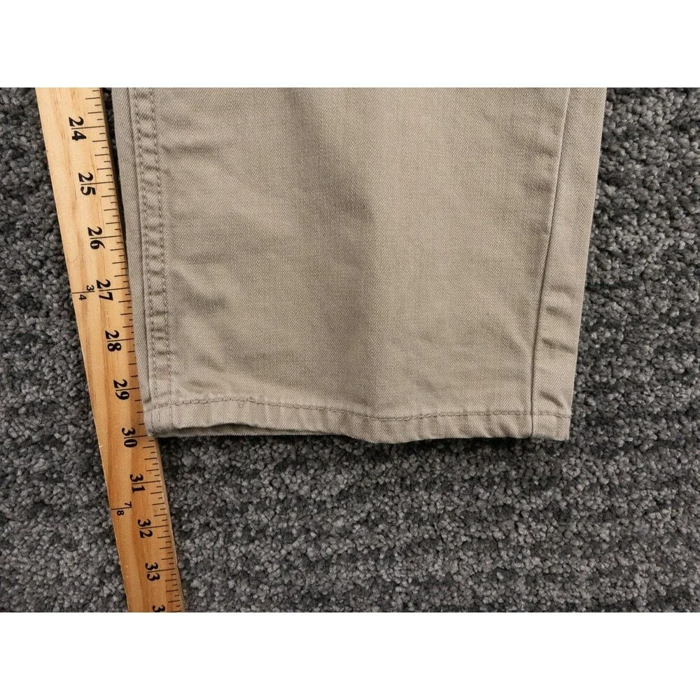 Levis 559 Jeans Mens 38x32 Actual 37x30 Beige Relaxed Fit Straight Leg Denim